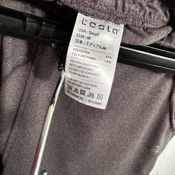 WOMENS SMALL TESLA GRAY 3 POCKET STRETCH CASUAL BOOTCUT WIDE LEG YOGA PANTS - Picture 6 of 6